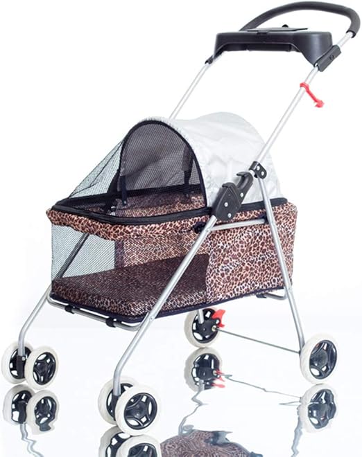 leopard print stroller