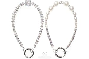 CMVFYL Cell Phone Wrist Lanyard,Double Beaded Phone Strap,Wrist Strap for Phone Case,Phone Charms Chain for Wallet Airpods Camera