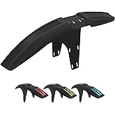 Zefal Deflector FM30 Front Bike Mudguard &ndash; MTB Fork Fender for 26&rdquo;, 27.5&rdquo;, 29&rdquo; Wheels &ndash; Zip-Tie Mount with Paint Protection, Fits Up to 2.6&rdquo; Tires, High Coverage, Lightweight