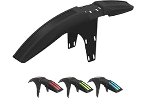 Zefal Deflector FM30 Front Bike Mudguard – MTB Fork Fender for 26”, 27.5”, 29” Wheels – Zip-Tie Mount with Paint Protection, Fits Up to 2.6” Tires, High Coverage, Lightweight