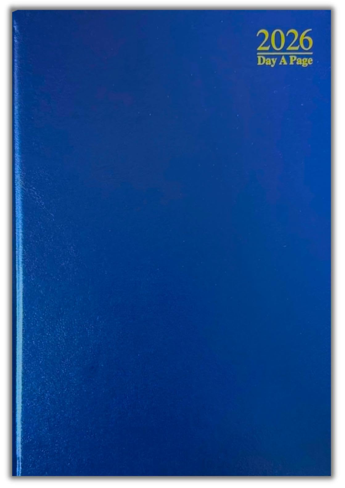 PaulStore 2026 A4 | A5 | A6 Diary Week to View | Page A Day | Desk Diary | Hard Backed For Home And Office Use (Blue, A5 Day A Page)