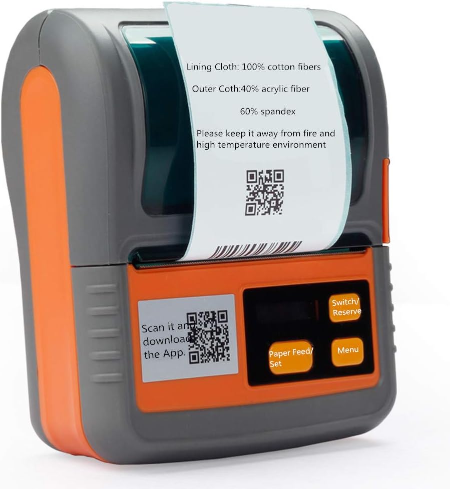 clothing label printing system