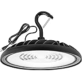 SYLVANIA UFO LED High Bay Light, 100W, 11,000 LMS, 5000K, Daylight, 120V with 6 Foot Cord/Plug, High Bay Led Shop Lights for 