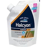 TotalBoat Halcyon Water-Based Marine Varnish for Wood - Clear Gloss Pint | Marine-Grade Polyurethane Wood Finish; Easy to Apply; 1-Hour Recoat; Ideal for Boats, Furniture, and Interior/Exterior Wood
