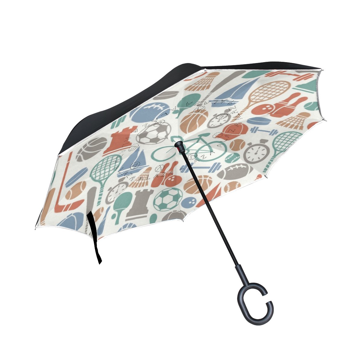 お得な情報満載 ゴルフ傘 One Size 葉 Agree 雨 B07mnhgw7d アウトドア 枝 太陽 カラー2 All Uv保護 反転傘 防風 クリスマス ブラック 逆さ傘 車 超目玉枠 Www Aiq Aiq Com Mx