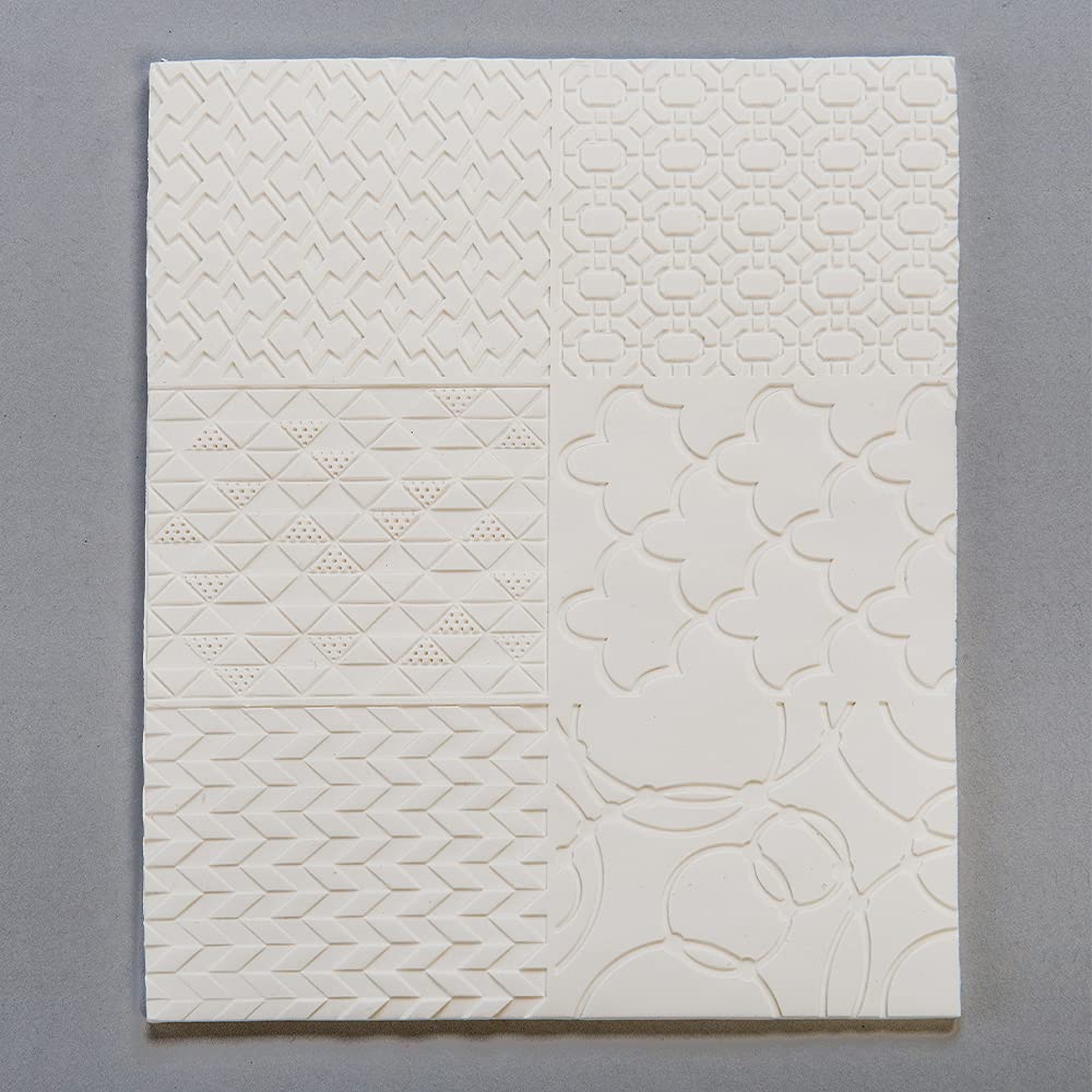 Sculpey Tools Geometric Texture Sheet Set, Reusable 2 Piece Set, Great for All Types of DIY Crafts, Polymer Clay, Jewelry Making and Mixed Media, Great for All Skill Levels