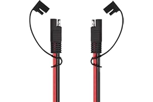 iGreely 10AWG SAE to SAE Quick Disconnect Wire Harness - 6Ft Solar Panel Extension Cable for Trolling Motor, Automotive, RV, Motorcycle, Cars, Tractor