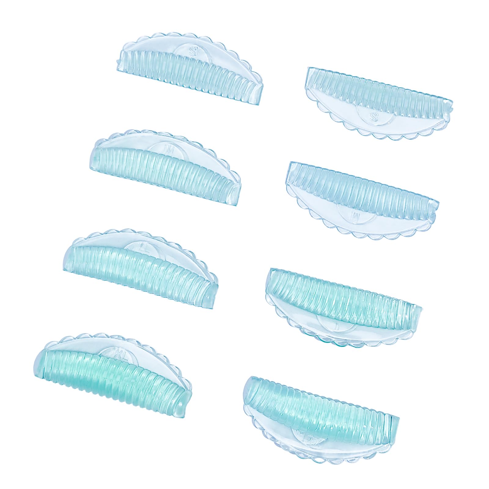 PERMANIA Lash Lift Pads, 8 Pcs Lash Lift Shields, New Comb-Like Style, Upgraded Lash Lift Tool for Salon and Home Use - Blue