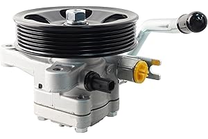MACAX Power Steering Pump 571104D200 with Pulley Compatible with Kia Sedona 2006-2010 Hyundai Entourage 2007-2009 3.8L V6 Replaces 21-5180 96-5180 990-0786 SPK-009