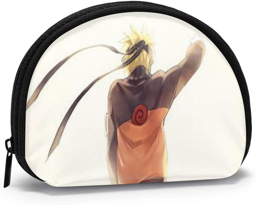 Coin Purse Mini Change Wallet, Naruto's Back Coin Pouch Portable Shell Storage Bag