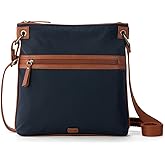The Sak Esperato Nylon Flat Crossbody in Eco Twill, Adjustable Repreve Webbing Strap