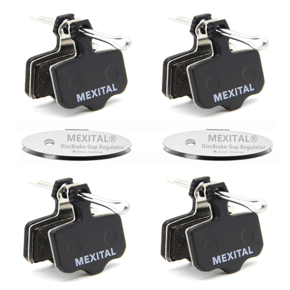 MEXITAL 4 pairs Disc Brake Pads fit for SRAM avid Elixir E1 E3 E5 E7 E9 CR ER DB1 DB3 DB5 XO XX