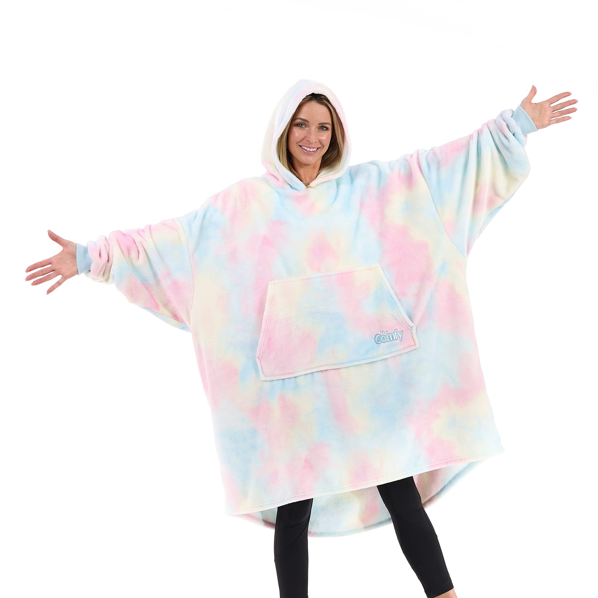 THE COMFY Dream | Oversized Light Microfiber Wearable Blanket, One Size Fits All, Seen on Shark Tank Image