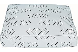 Molly Mutt Small Duvet Cover, Reflections, Blue/Gray with Black Arrows, 22"x27"x5"