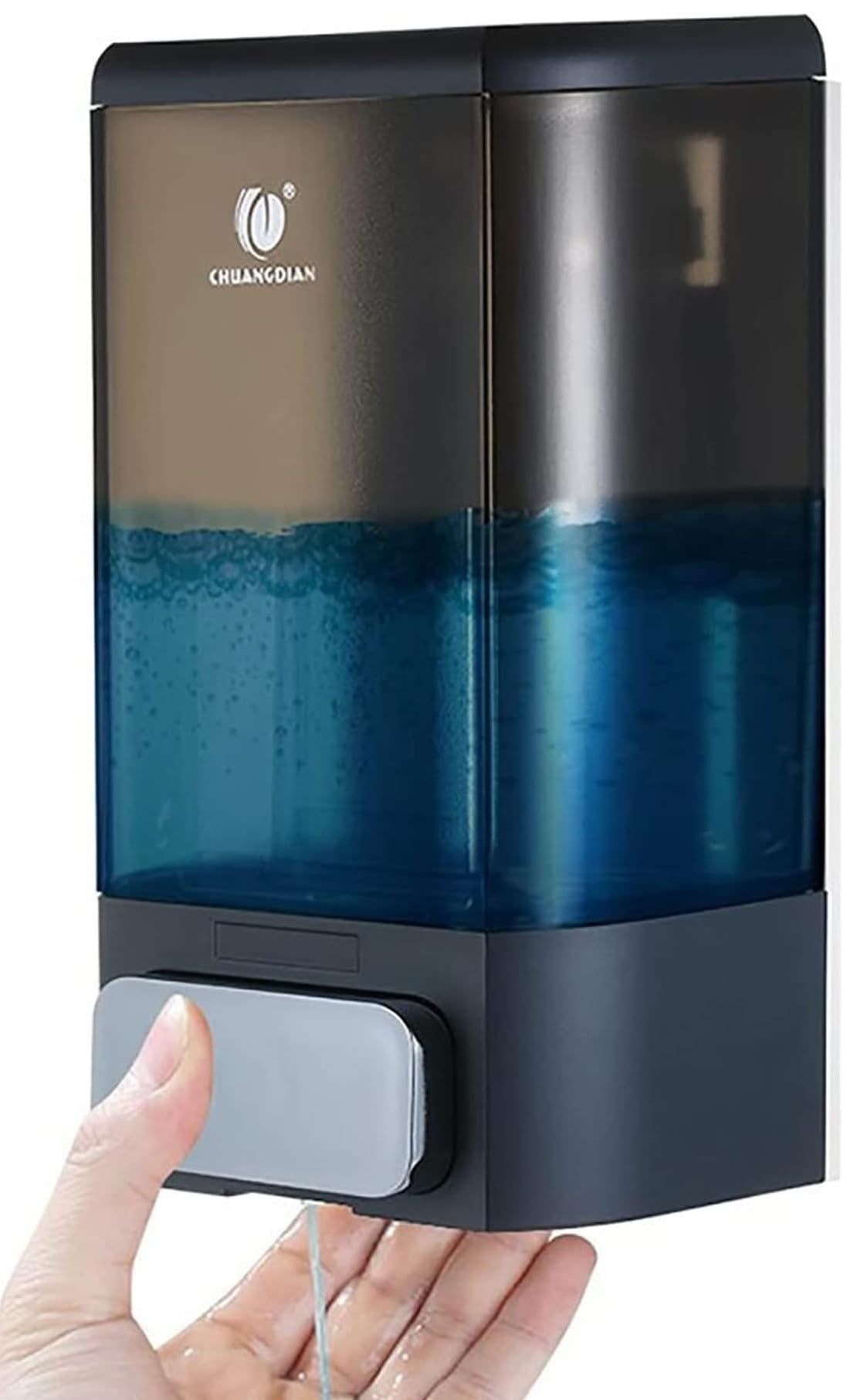 Bathroom Soap Dispenser 500ml 1000ml Large Capacity Liquid Laundry Detergent Dispenser (1022C 1000ml Grey)