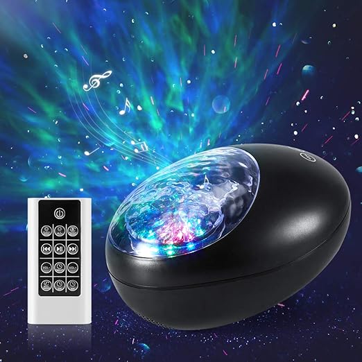 Amazon Com Galaxy Projector Star Light Projector For Bedroom Skylight For Adults Kids Birthday Christmas Gift Ocean Wave Sky Lights Room Cove Ceiling Party Decor With Bluetooth Speaker Remote Control Home Kitchen