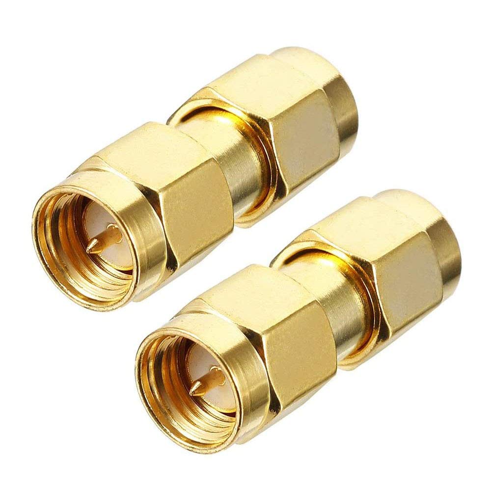 TengKo Coaxial RF Adapter Connector SMA Jack to Male (2-Pack)