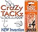 Crazy TACKz 48tacks (Round & Clear) (4pk=48 Tacks)