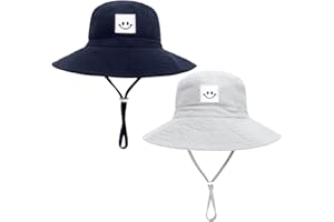 HUUFLYTY Baby Sun Hat Dinosaur UPF 50+ Beach Toddler Bucket Hat for Baby Boys, Toddler Kids Wide Brim Sun Hats Cap