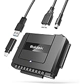 SUIDEK USB 3.0 to IDE SATA Converter - External IDE Hard Drive Reader for Universal 2.5 3.5 inch HDD/SSD Hard Drive Disk, IDE