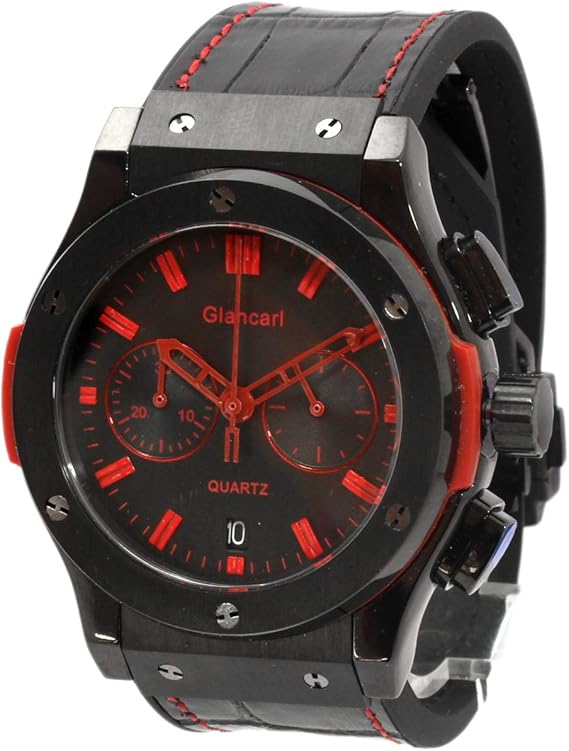 Amazon 腕時計 メンズ 防水 革ベルト クロノグラフ ファッション ウォッチ Zg01 ブラック メンズ腕時計 腕時計 通販