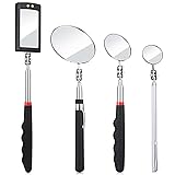 BBTO 4 Pieces Telescoping Inspection Mirror