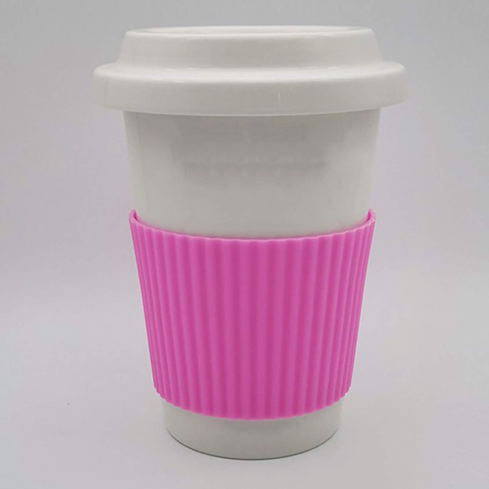 TopHomer Silicone Nonslip Heat Resistant Glass Bottle Mug Cup Sleeve Protector Cover