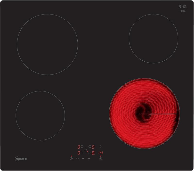 Neff N50 T16NBE1L 60cm Electric Hob 4 Zones Black Touch Control