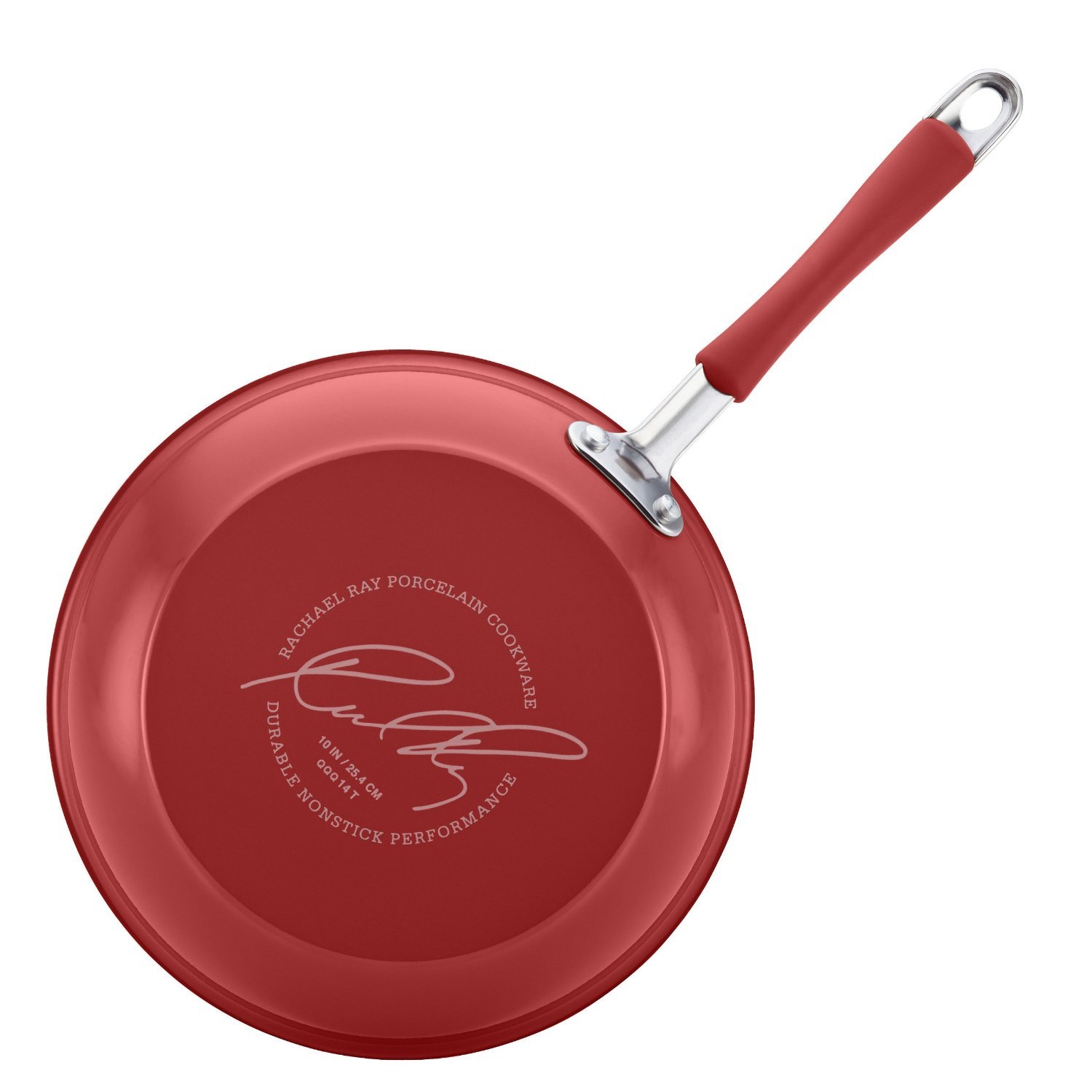 Amazon.com: Premium 12 Piece Cookware Set RACHEAL RAY Nonstick Hard Porcelain Enamel, Cranberry Red, Glass Lid, Food Network Featured: Kitchen & Dining