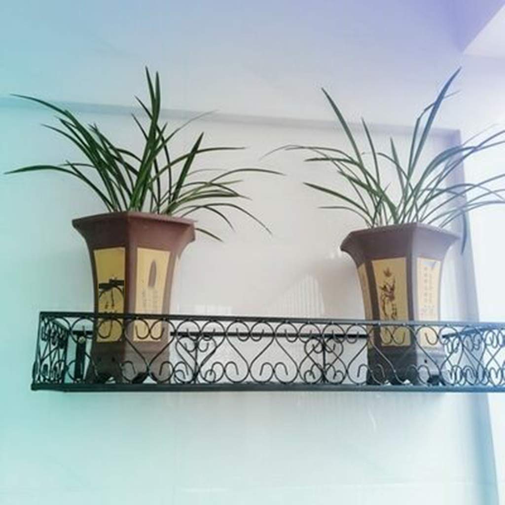Métal Pot de Fleur Balcon Balustrade Plante Supporter ...