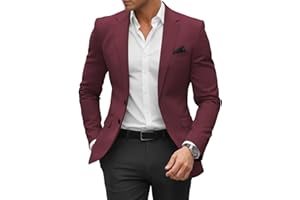 SHUZHXLZANGY Mens Blazers and Sport Coats Slim Fit Jackets for Men Casual Blazer Suit Formal Business