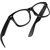 grinderPUNCH Blue Light Reading Glasses High Magnification Strong Reading Power Readers For Men Woman (Black 5.00)