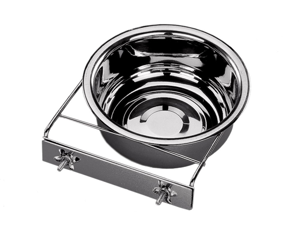 Nobby Stainless Steel Bowl with Screw-Holder, 1.30 Litre, 18 cm