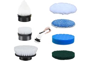 Leebein Electric Spin Scrubber Replacement Brush Heads, 7pcs Extra Brush Accessories Kit for All Brands of OEM ANS-8050 & ANS-8051 Cordless Cleaning Brush - Scrubber Not Included