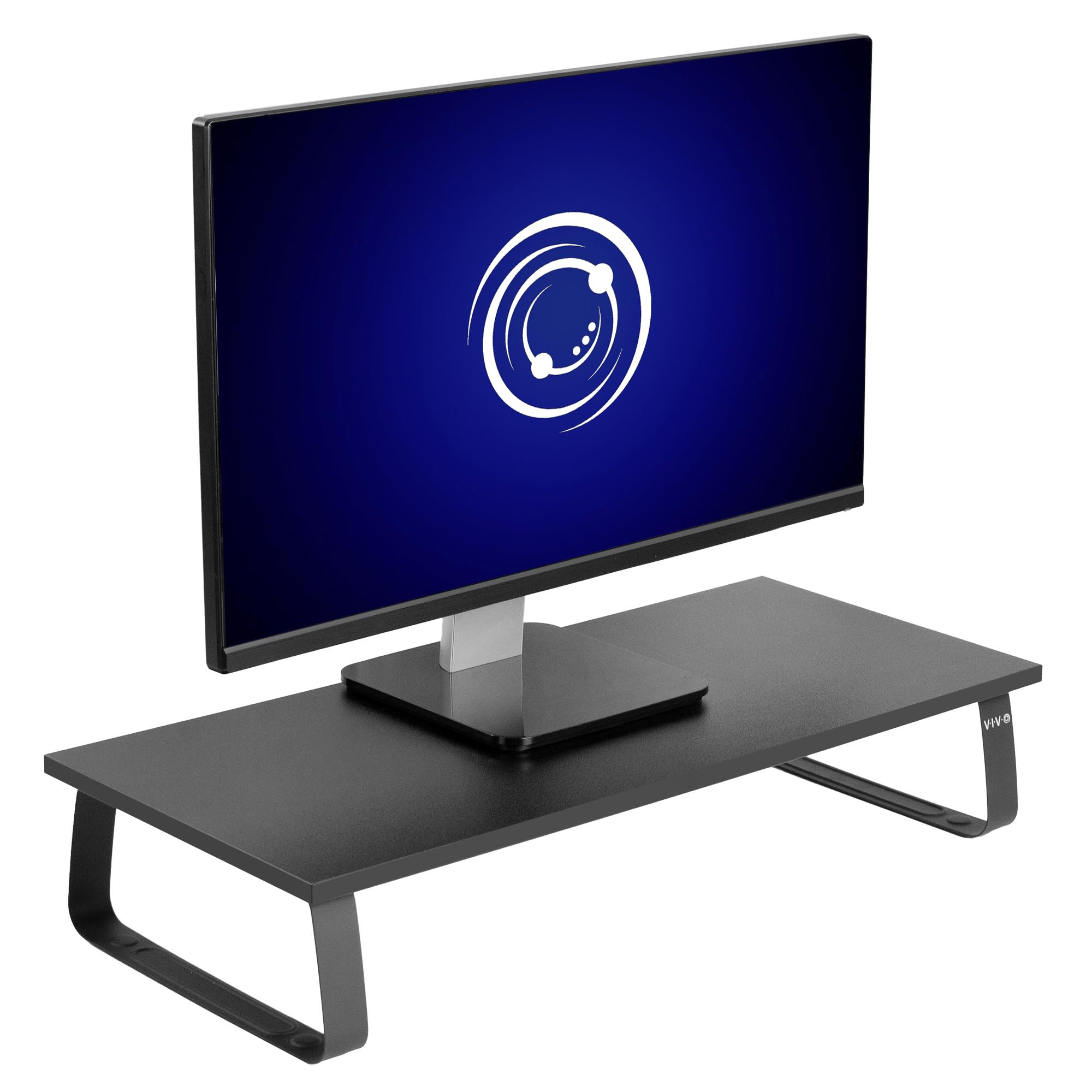 Photo 1 of VIVO Monitor and Laptop Stand, 24 inch Desktop Riser, Black, STAND-V000D