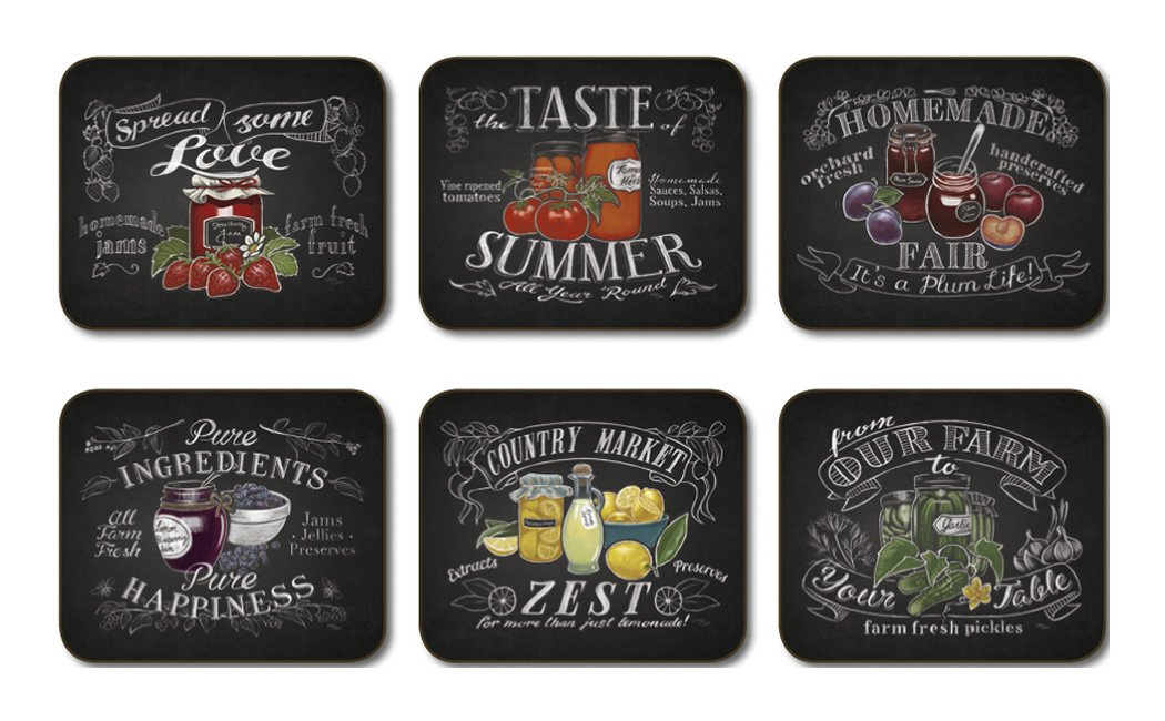 Jason Farmers Market Coasters - Set of 6