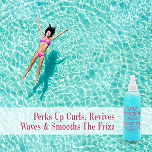 Tropical Waters Rose Water Face Mist Make Up Setting Spray, Non