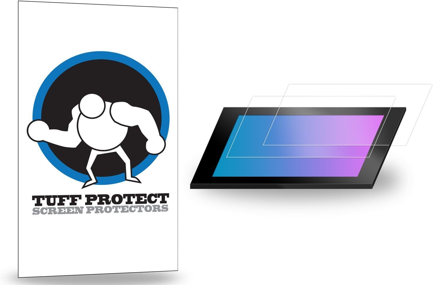 Tuff Protect Anti-Glare Screen Protectors for Pioneer AVH-P3200BT Car Indash DVD Receiver