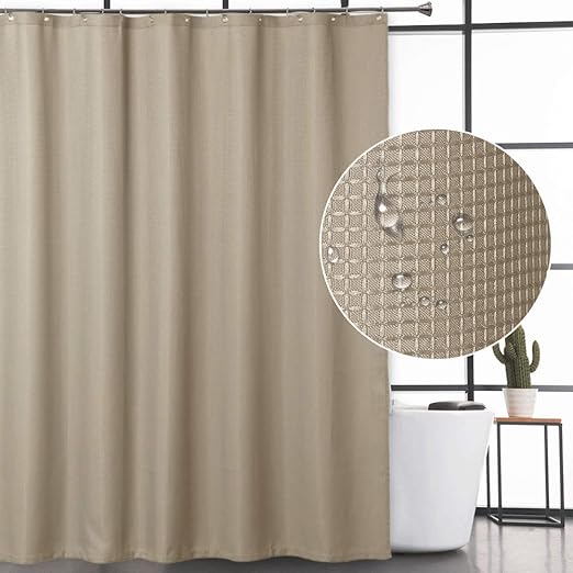 Amazon Com Caromio Extra Long Shower Curtain With 84 Inch Height