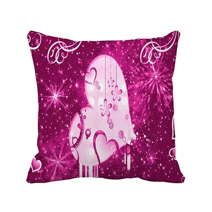 Amazon Com Goodaily Pink Cute Girly Wallpaper Square Pillow