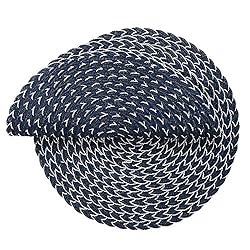 SHACOS Round Braided Placemats 15 inch Set of 4