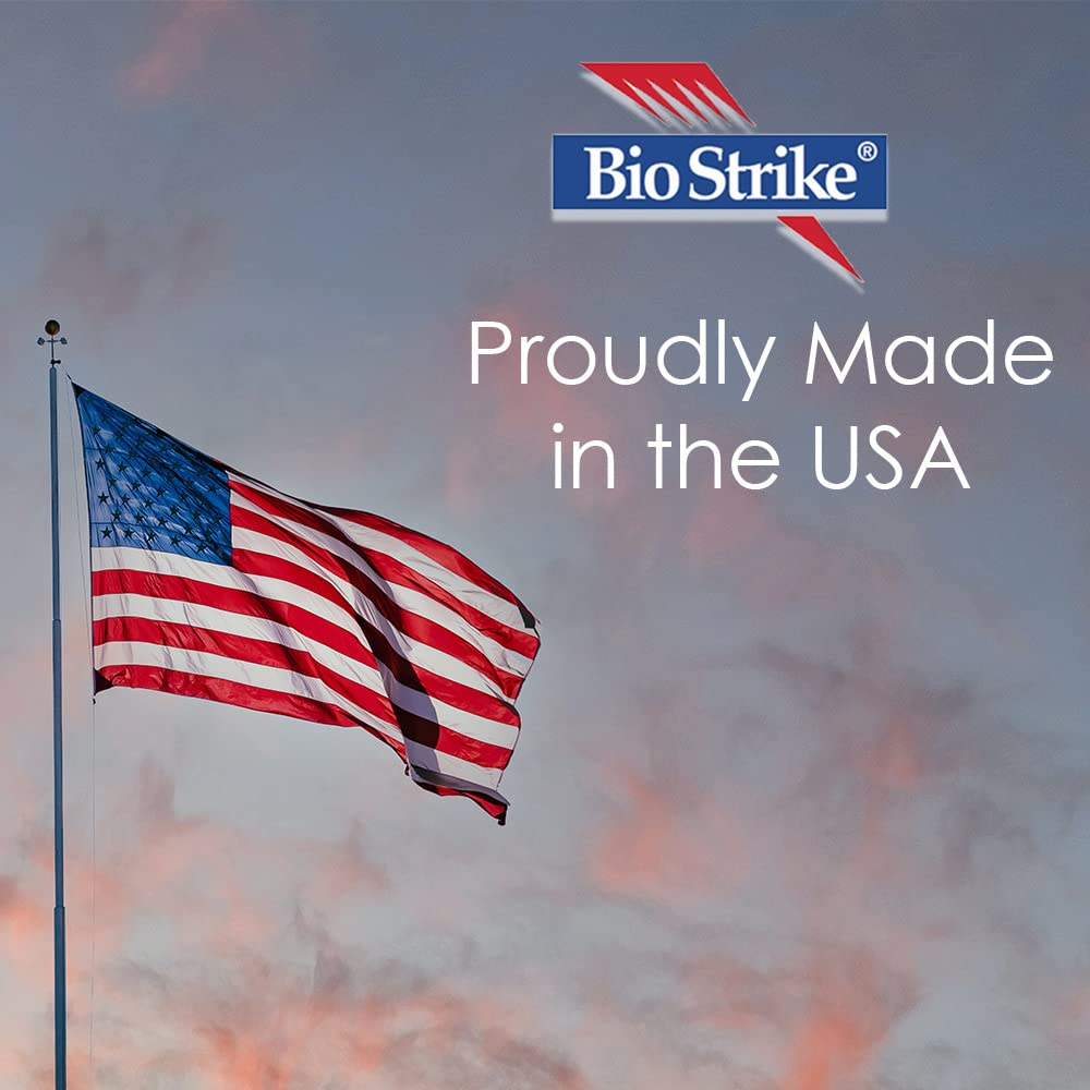 BioStrike -Activated Carbon Filter Odor Absorbers for Kitchen Compost Bins - Extra Thick 5.5 inch Compost Bucket Charcoal Filters - Odor Control for Countertop Pails - Made in USA (6 Count)