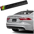 ARKOSKNIGHT R-dynamic Sports 3D Badge,Car Body Trunk Fender Front Grille R-SPORT R S Emblem Logo Sticker,Special Vechicle Symbol Compatible with Jagvar Accessories(R-Sports Black)