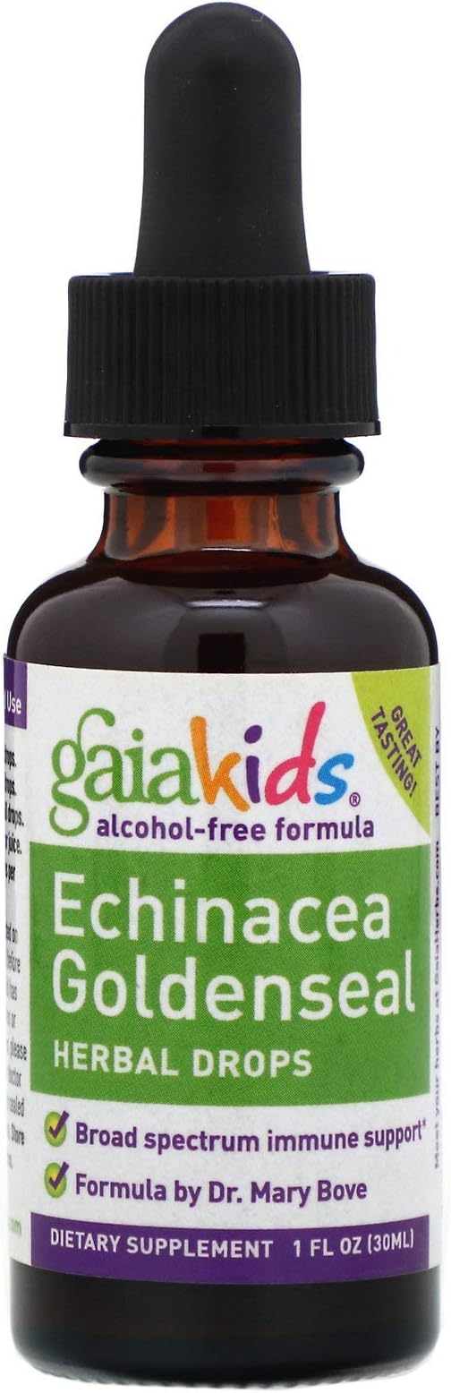 Gaia Herbs Echinacea Goldenseal For Children (Liquid), 1 oz