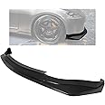 HECASA 3Pcs Front Bumper Lips Compatible with 2006-2009 Nissan 350Z Under Chin Spoiler Splitter Protector Body Kit Black PP Plastic