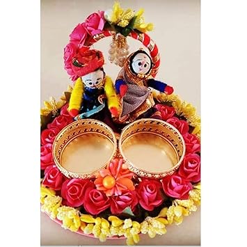 QUVYARTS Rajasthani Handmade Dolls Tealight Candle Holder/Diwali Diya for Home Decor/Diwali Gift/Diwali Decoration/Corporate Gift for Diwali