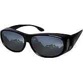 Fit Over Sunglasses Polarized Lens Case Included Wear Over Prescription Eyeglasses 100% UV Protection for Men and Women