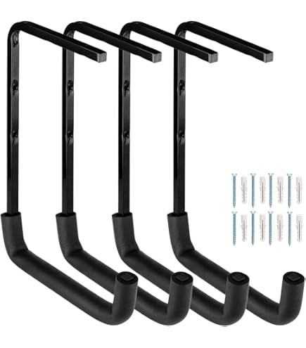 Garage Hooks WMK Heavy Duty Pack Wall Mount Garage