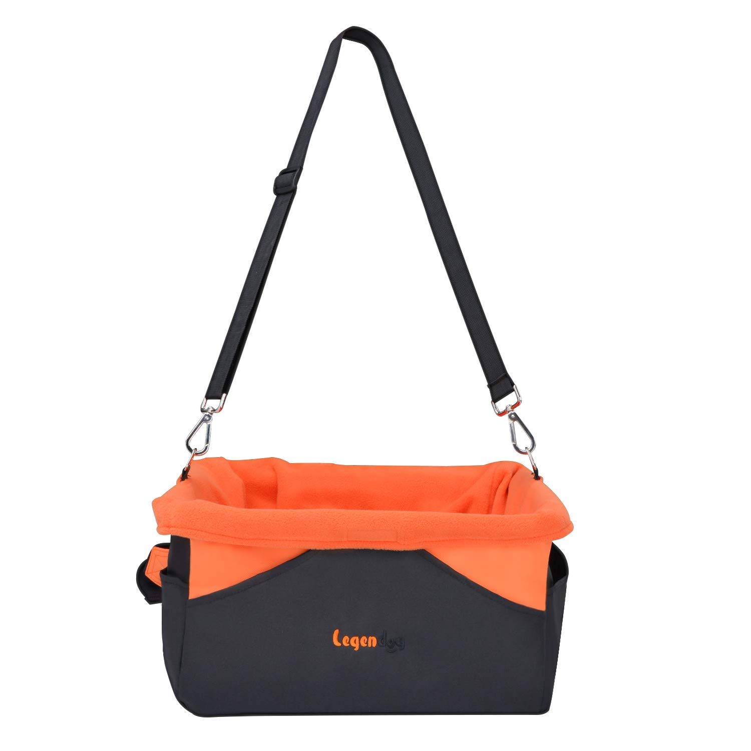 Legendog Dog Car Seat, Pet Booster Portable Travel Pet Car Seat Carrier for Dogs & Cats, Waterproof Pet Booster Carrier with Cushion & Adjustable Strap (Pet Car Seat)