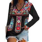 Melliflo Womens Long Sleeve Black Tee Shirts Floral